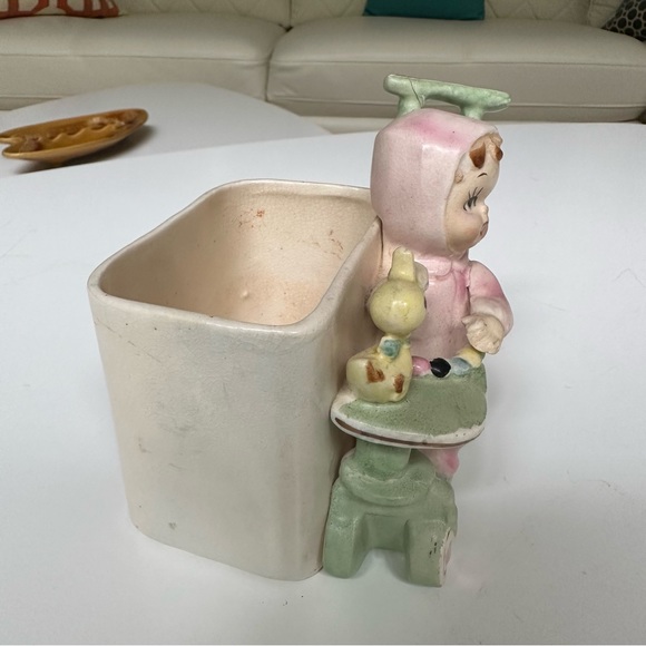 Vintage mid century 1950’s baby ceramic figurine - Picture 5 of 8